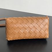Okify Bottega Veneta Concert Pouch Bag Brown Caramel 18.5x11.5x8.5cm - 3