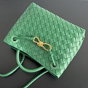 Okify Bottega Veneta Small Andiamo Bag Dark Green 25x20x10.5cm - 6