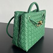 Okify Bottega Veneta Small Andiamo Bag Dark Green 25x20x10.5cm - 4