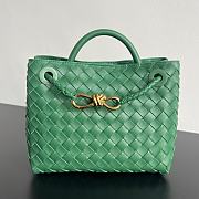 Okify Bottega Veneta Small Andiamo Bag Dark Green 25x20x10.5cm - 1