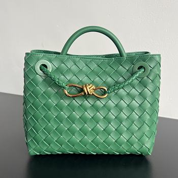 Okify Bottega Veneta Small Andiamo Bag Dark Green 25x20x10.5cm
