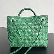 Okify Bottega Veneta Small Andiamo Bag Dark Green 25x20x10.5cm - 2