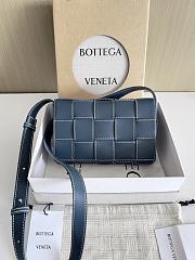 Okify Bottega Veneta Cassette Bag Dark Blue 23x15x6cm - 1