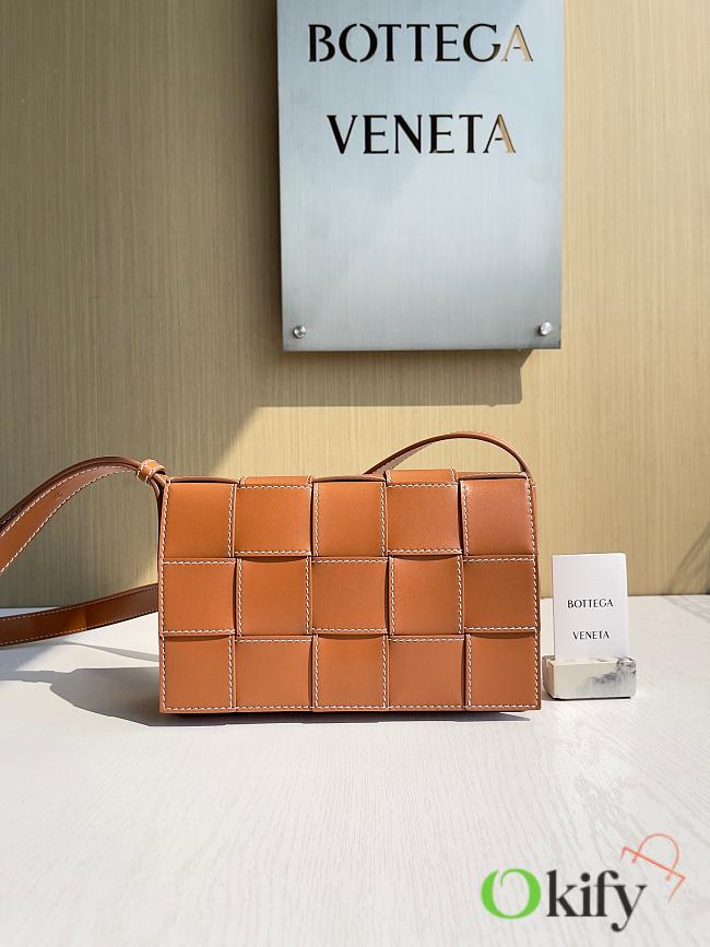 Okify Bottega Veneta Cassette Bag Brick Orange 23x15x6cm - 1