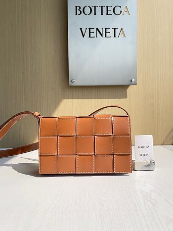Okify Bottega Veneta Cassette Bag Brick Orange 23x15x6cm