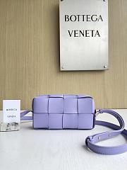 Okify Bottega Veneta Cassette Bag Purple 18x9x3.5cm - 1