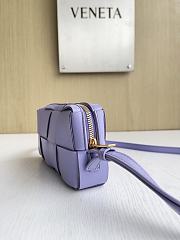 Okify Bottega Veneta Cassette Bag Purple 18x9x3.5cm - 4
