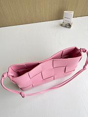 Okify Bottega Veneta Cassette Shoulder Bag Pink 23x16x6.5cm - 4