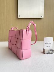 Okify Bottega Veneta Cassette Shoulder Bag Pink 23x16x6.5cm - 5