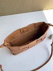 Okify Bottega Veneta Cassette Shoulder Bag Brown 23x16x6.5cm - 3