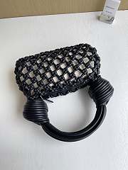 Okify Bottega Veneta Double Knot Jodie Ramen Bag Black 24x15x5cm - 5