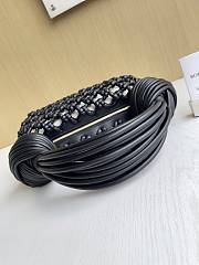 Okify Bottega Veneta Double Knot Jodie Ramen Bag Black 24x15x5cm - 2