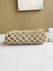Okify Bottega Veneta Double Knot Jodie Ramen Bag Cream White 24x15x5cm - 6