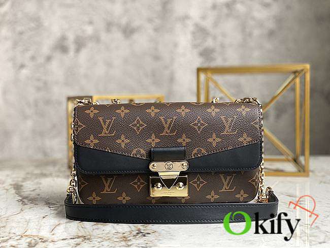 Okify Louis Vuitton Marceau Bag Black 24.5x15x6.5cm - 1