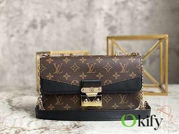 Okify Louis Vuitton Marceau Bag Black 24.5x15x6.5cm