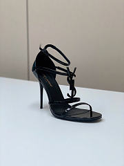 Okify YSL Cassandra Stiletto Full Black Heels - 6