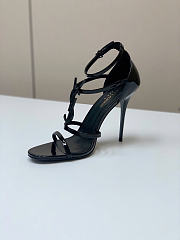 Okify YSL Cassandra Stiletto Full Black Heels - 4