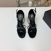 Okify YSL Cassandra Stiletto Full Black Heels - 3