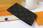 Okify Louis Vuitton Black Monogram Passport Cover M64501 14x10x2.5cm  - 5