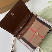 Okify Burberry Vintage Shoulder Bag In Brown 19x13.5x4.5cm - 4