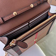 Okify Burberry Vintage Shoulder Bag In Brown 19x13.5x4.5cm - 3