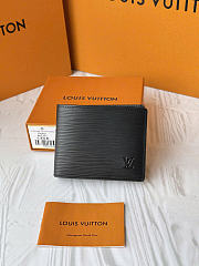 Okify Louis Vuitton Black Epi Multiple Wallet 12x9cm - 1