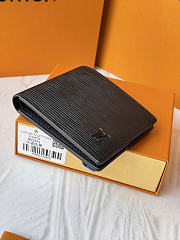 Okify Louis Vuitton Black Epi Multiple Wallet 12x9cm - 4