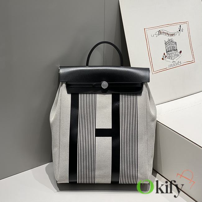 Okify Hermes Herbag A Dos Zip Backpack 29cm 28570 - 1