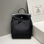 Okify Hermes Herbag A Dos Zip Backpack Black 29cm 28572 - 6