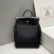 Okify Hermes Herbag A Dos Zip Backpack Black 29cm 28572 - 1
