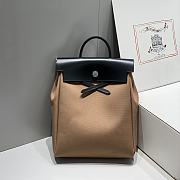 Okify Hermes Herbag A Dos Zip Backpack 29cm 28573 - 4
