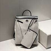 Okify Hermes Herbag A Dos Zip Backpack 29cm 28574 - 3