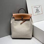 Okify Hermes Herbag A Dos Zip Backpack 29cm 28575 - 4