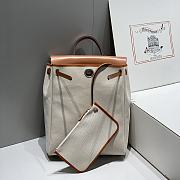 Okify Hermes Herbag A Dos Zip Backpack 29cm 28575 - 3