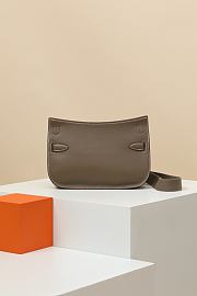 Okify Hermes Jypsiere Mini Bag Gray 23x17x5cm - 4