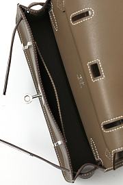 Okify Hermes Jypsiere Mini Bag Gray 23x17x5cm - 3