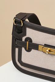 Okify Hermes Jypsiere Mini Bag Black And White 23x17x5cm - 3