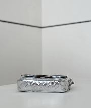 Okify Fendi Baguette Bag Silver Chain Strap 19x12x5cm  - 5