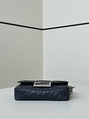 Okify Fendi Baguette Bag Darker Blue Chain Strap 19x12x5cm  - 6