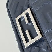Okify Fendi Baguette Bag Darker Blue Chain Strap 19x12x5cm  - 2