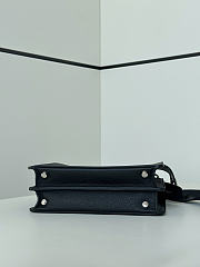 Okify Fendi Peekaboo ISeeU Men Bag Black 25.5x21x8.5cm - 2