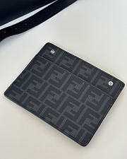 Okify Fendi Peekaboo ISeeU Men Bag Black 25.5x21x8.5cm - 6