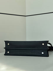 Okify Fendi Peekaboo ISeeU Men Bag Black 37.5x19x12cm - 5