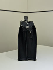 Okify Fendi Peekaboo ISeeU Men Bag Black 37.5x19x12cm - 6