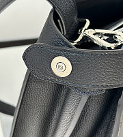 Okify Fendi Peekaboo ISeeU Men Bag Black 37.5x19x12cm - 4