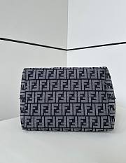 Okify Fendi Large Roll Shopper Bag Reversible Black 33x30x22cm - 5