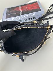 Okify Fendi Boston By The Way Soft Small Bag Black Jacquard 20x12x9cm - 4