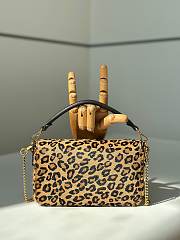 Okify Fendi Baguette Leopard Bag 19x12x5cm - 3