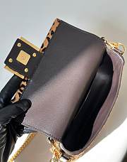 Okify Fendi Baguette Leopard Bag 19x12x5cm - 4