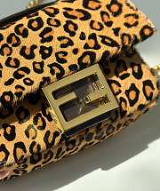 Okify Fendi Baguette Leopard Bag 19x12x5cm - 2